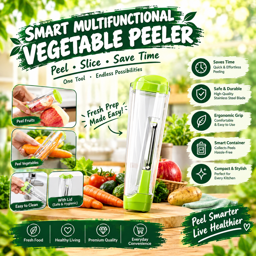 Smart Multifunctional Vegetable Peeler