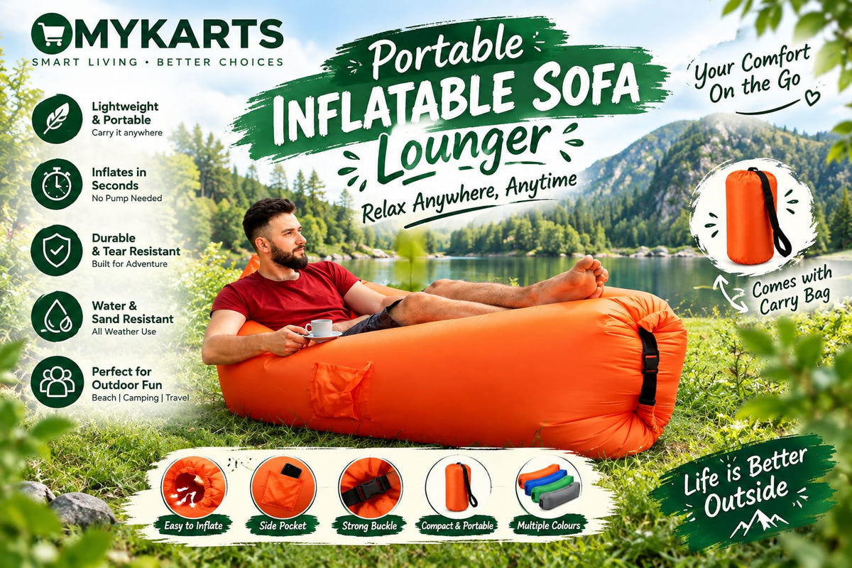 Portable inflatable Outdoor Sofa Lounger - Easy to Use