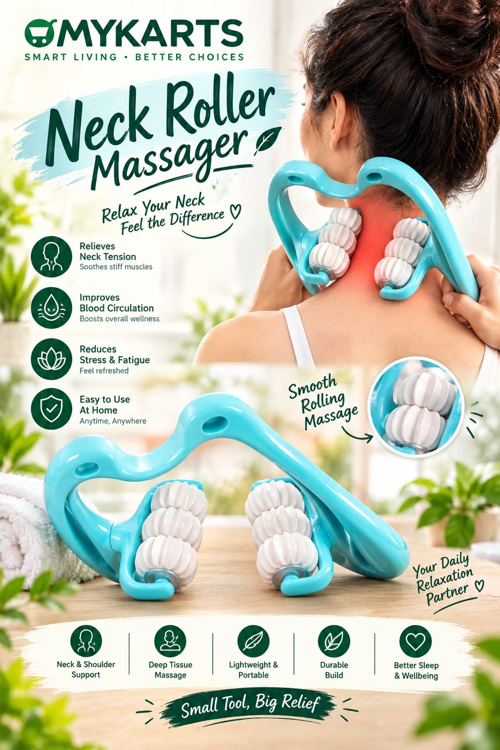 Neck Roller Massager