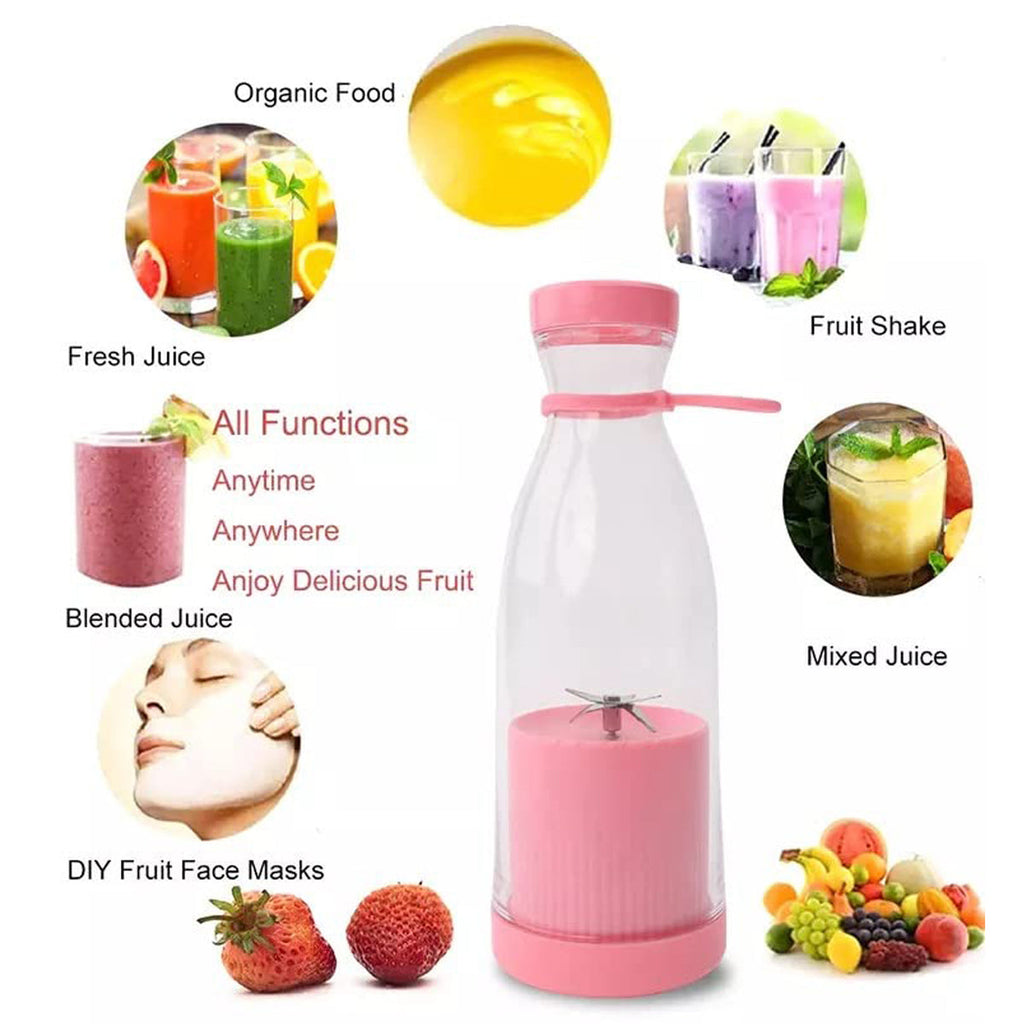 Portable USB Electric Juicer Mixer (420 ml)
