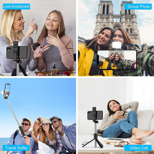 3 in 1 Wired Selfie Stick with Extendable Handle
