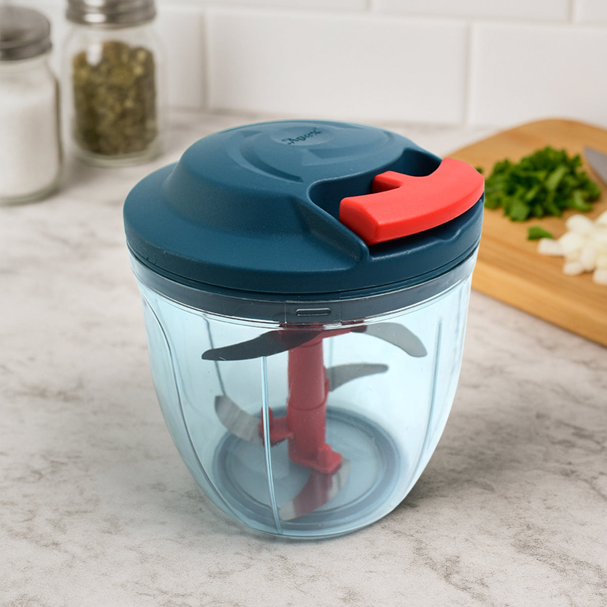 Hand-powered Vegetable Chopper (1000 Ml)