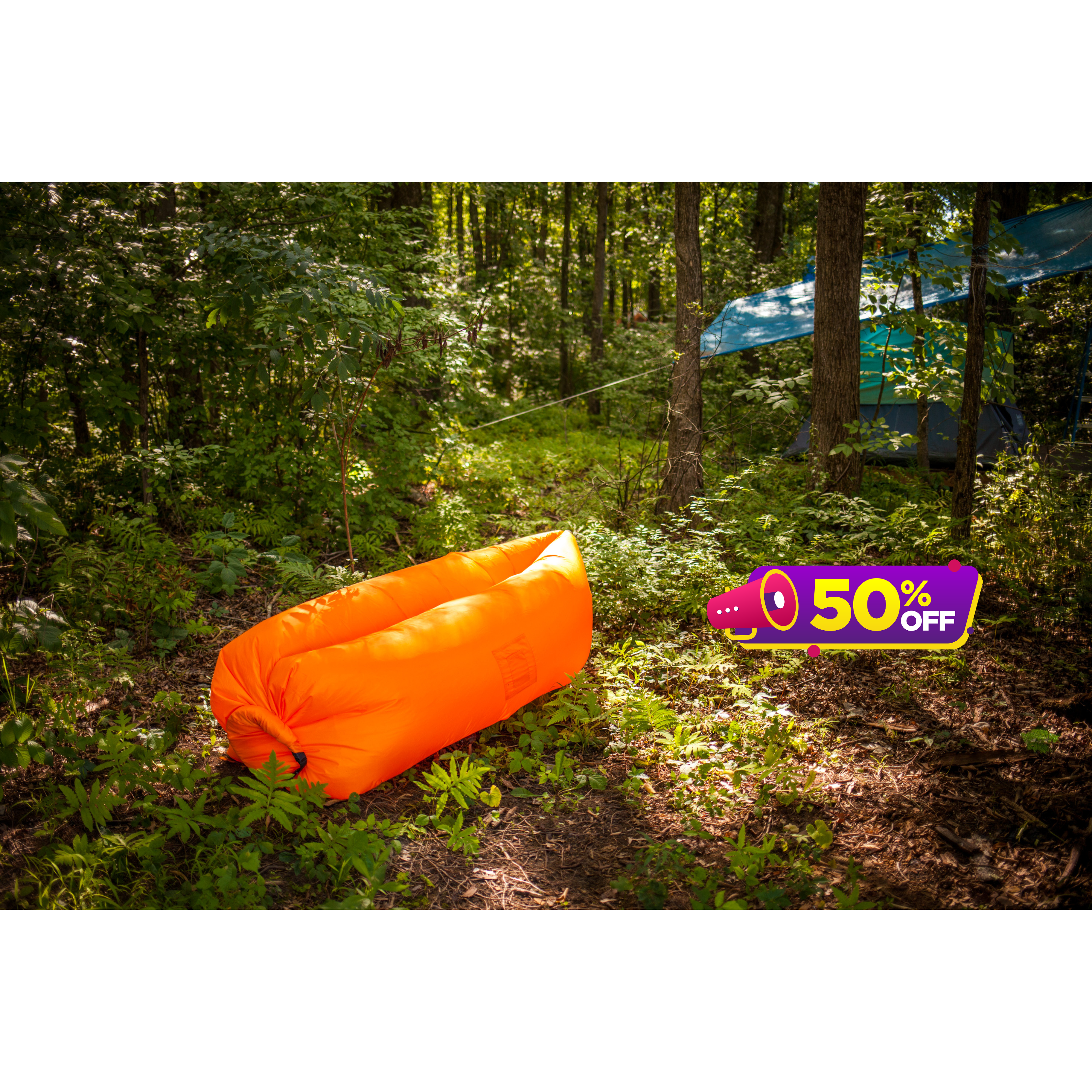 Portable inflatable Outdoor Sofa Lounger - Easy to Use